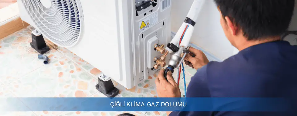 Çiğli İlçemi General Electric Klima Gaz Dolumu